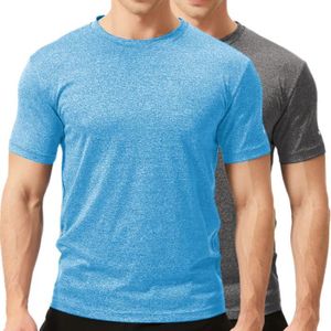 Sykooria Tee-Shirt Homme T-Shirt de Sport à Manches Courtes Séchage Rapide Top de Fitness Maillot Homme Respirant Vetement Running Gym 
