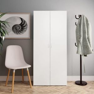 armoire enfant avec 2 portes coloris blanc alpes rose 200 x 90 x 52 cm cdiscount maison