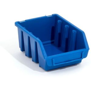 ETABLI - MEUBLE ATELIER 30 Pièces Ergobox Casiers Boîtes Empilables Bleu Taille 2 116x161x75 MM Boîte de Rangement
