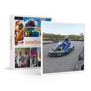 COFFRET SÉJOUR SMARTBOX - Coffret Cadeau - SENSATIONS KARTING - 90 aventures de pilotage sur piste
