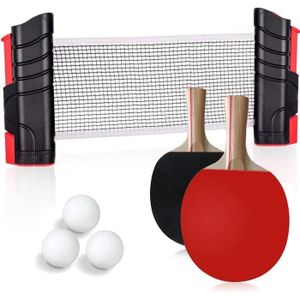 RAQUETTE TENNIS DE T. ACEBON Ensemble de raquettes de ping-pong avec fil