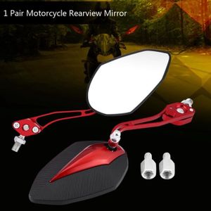 Rétroviseurs Moto Universels - Paire 8mm/10mm - Bleu - Alliage Aluminium Et Plastique