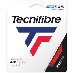 CORDAGE RAQUETTE TENNIS Cordage Tecnifibre Red Code 12m - Couleur:Rouge Jauge:125