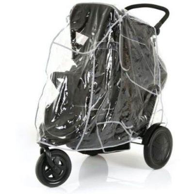 habillage pluie poussette double hauck
