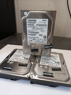 Lot De 5 Disques Durs 500 Go 3.5 SATA 7200 RPM - Pour PC Bureau, Déstockage, Occasion