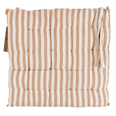 Lot De 3 Galettes De Chaise à Rabats Carrées 35x35 Cm, Motif Coquelicot - Neuves