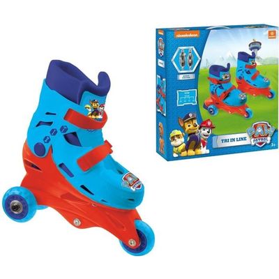 Rollers évolutifs 2 En 1 Pat'Patrouille – Ajustables Du 27 Au 30, Système Visserie, Pour Enfants Dès 3 Ans
