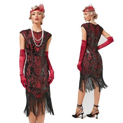 Robe Soir e Bal D guisement Femme Ann e 20 Charleston
