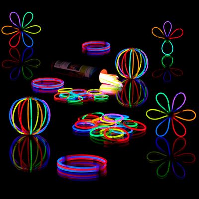 252 Bracelet Lumineux Fluo Soiree, 120 Bâtons Lumineux et 132 Connecteurs, Gadgets de Fête Néon Noël Reveillon Petits Cadeaux - Bricolage 252 Bracelet Lumineux Fluo Soiree, 120 Bâtons Lumineux et 132 Connecteurs, Gadgets de Fête Néon Noël Reveillon Petits Cadeaux - Bricolage