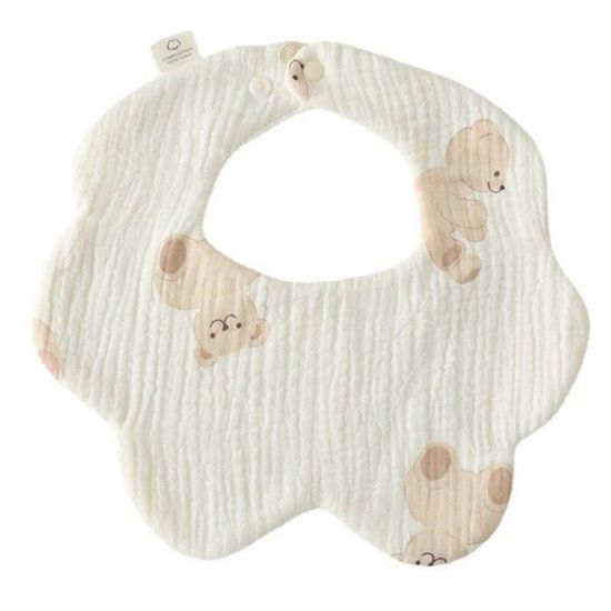 SLOSH Bavoirs Bébé Imperméables Etanche Waterproof Naissance Bebe Nouveau Né 0 mois à 36 mois 3 ans Coton Doux Absorbant Respirent Nourrissons Unisex Garçons Filles (Neutre