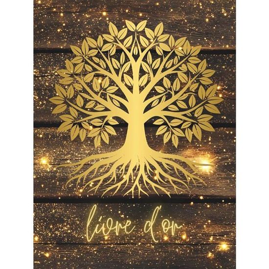 Livre d'or Fore de Papillon en Bois Cadre Signature ariage avec 53pcs