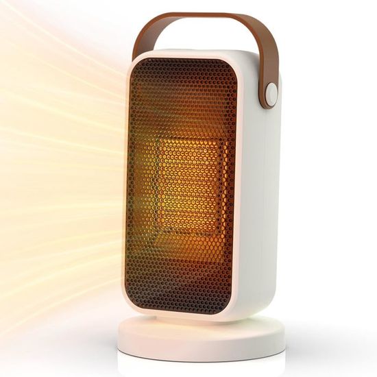 Chauffage d'Appoint Portable, 1200W Mini Chauffage Soufflant Electrique — free download
