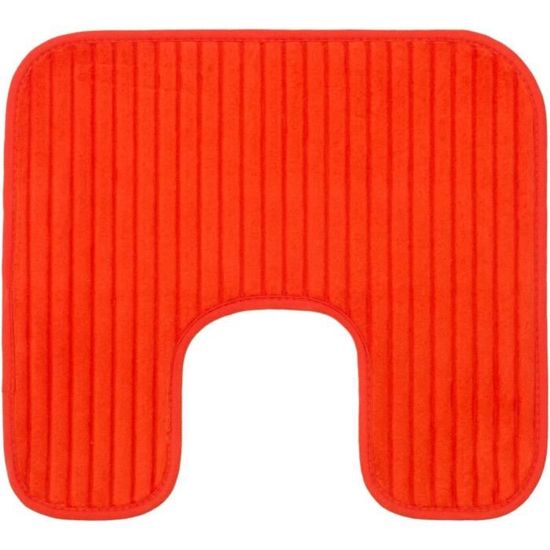 Tapis De Toilette En Forme De U Antidérapant - Motif Chien Mignon, Absorbant, Lavable Machine, Pour Salle De Bain Ou Cuisine