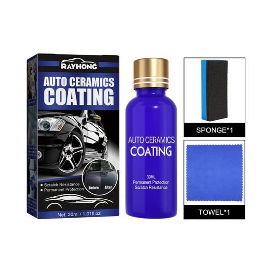 Cartec Ceramic Glaze - Revêtement Céramique Nanotechnologique Pour Carrosserie (1 L) - Brillant & Protection Hydrophobe 2 Mois - 7
