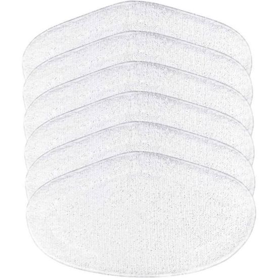 Lot De 4 Lingettes Lavables De Rechange Pour Balai Vapeur Polti Vaporetto - Compatible SV440, SV450, Smart 100, Etc.