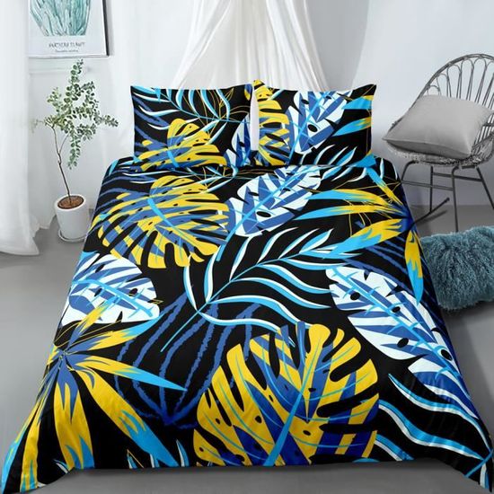 Ensemble De Literie 3 Pièces MIA - Housse De Couette + 2 Taies - Coton égyptien, Rayures Satin - Taille Au Choix