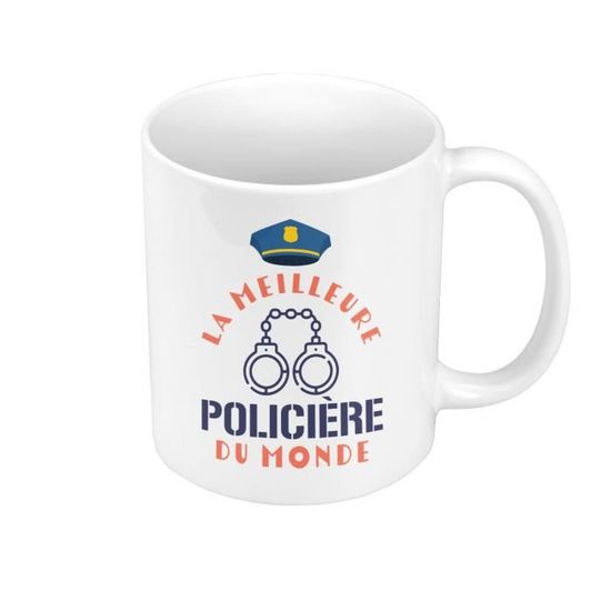 Mug uni - Papas  géniaux - Les meilleurs sont gendarmes