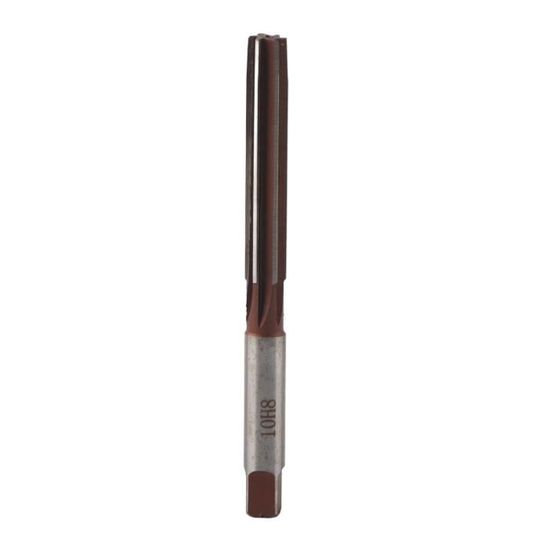 Alésoir Machine HSS 10mm H7, 6 Flûtes Droites, Pour Perçage Et Fraisage Sur Aluminium, Fonte, Cuivre, Etc.