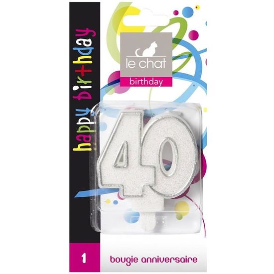Le Chat Bougie Nombre Anniversaire Blanc Paillete Avec Tour Argent 40 Ans Cuisine Maison Achat Vente Bougie Anniversaire Soldes Cdiscount Le Chat Bougie Nombre Anniversaire Blanc Paillete Avec Tour Argent 40 Ans Cuisine Maison Achat Vente Bougie Anniversaire Soldes Cdiscount
