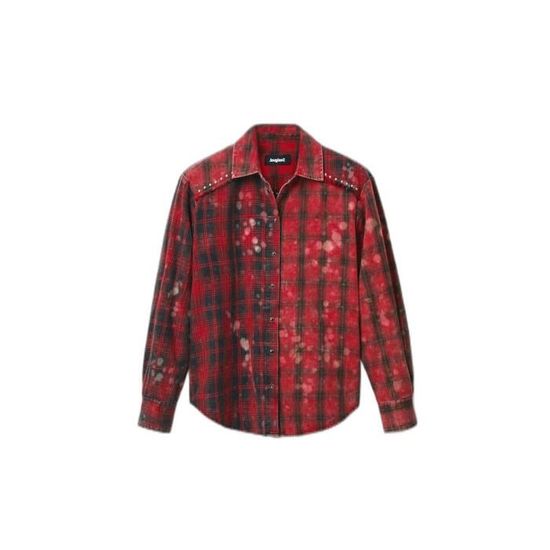 Chemise Femme Desigual - Taille 38, Noir, 68% Coton - Occasion Comme Neuve