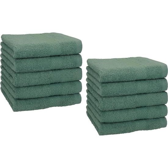 Serviettes De Bain NatureMark - Lot De 10 En Coton 100% - Jaune - OEKO-TEX