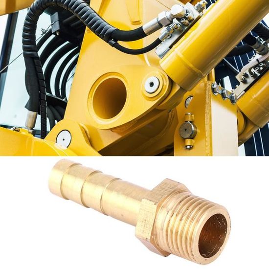 Lot De 5 Raccords En Laiton M6-1 Mâle à Barbe Pour Tuyau ID 6mm - Neuf