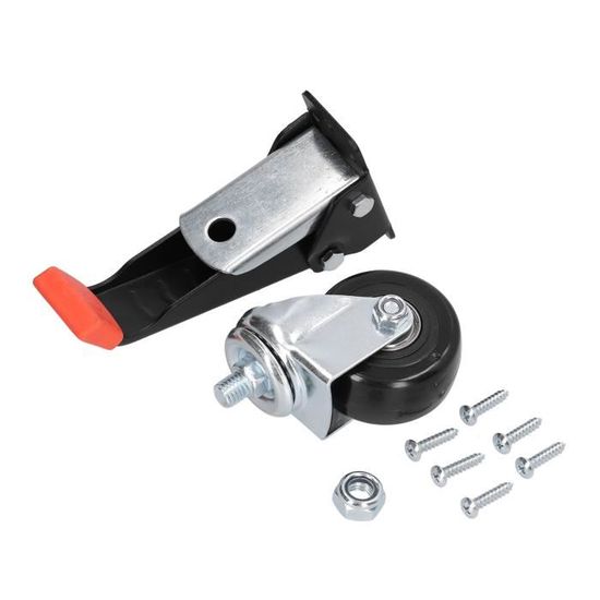 Lot De 2 Poulies Roues Nylon 115 Mm - Accessoires Résistants Pour Câbles, Équipements De Fitness, Porte De Garage Et Machines