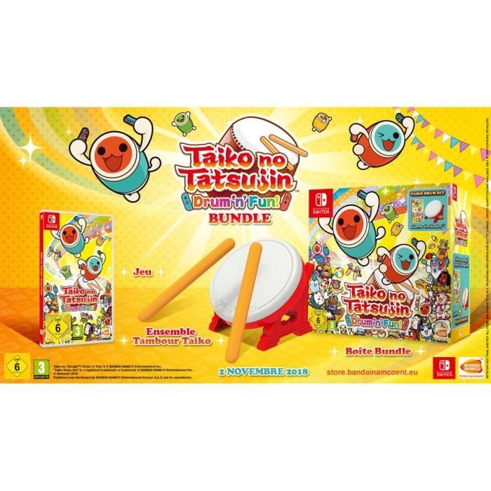 Bandai Namco Entertainment Taiko No Tatsujin + Tatakon Jeu Nintendo Switch