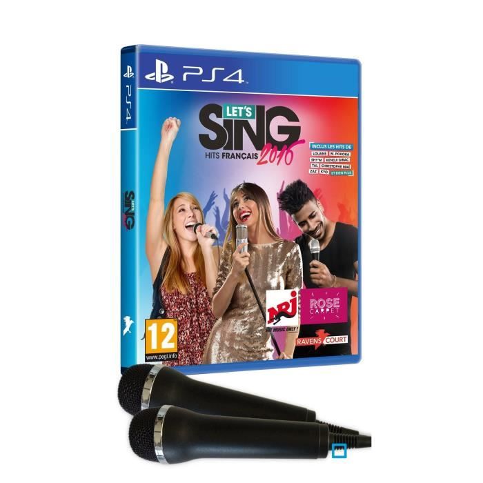 Let' Sing 2016 Hits Français + 2 Microphones Ps4 - vue 4
