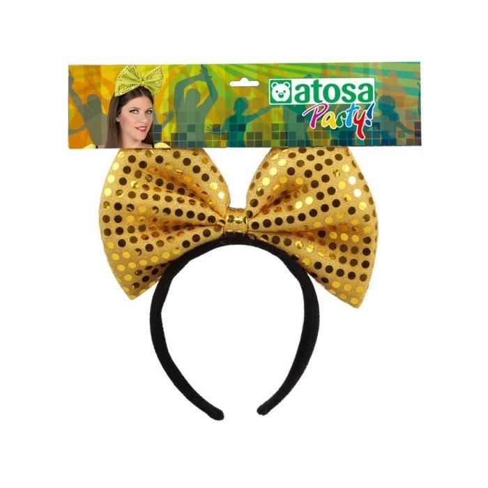 ATOSA Accessoires Déguisement Serre-tête Nœud Papillon Paletté Géant