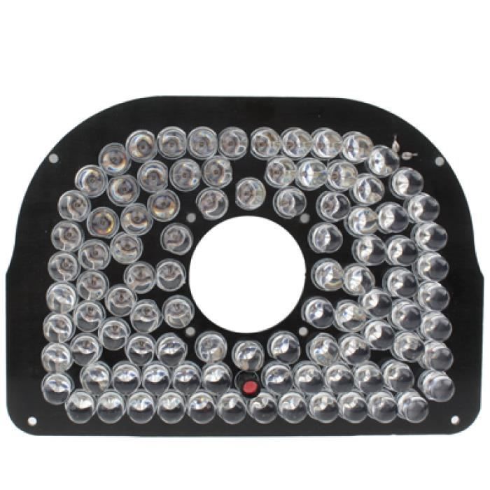 Pieces Detachees De Videosurveillance - Plaque de lampe infrarouge de 96 LED 8mm pour l'appareil-photo de CCD, angle infrarouge: 60