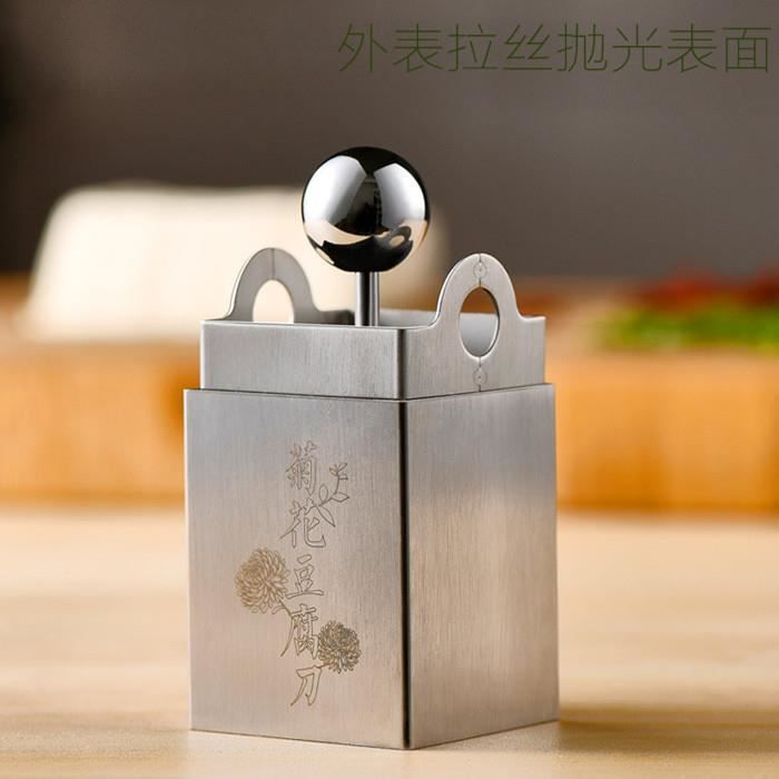 Boîte à Caviar passoire Gadgets de cuisine - Fabricant de sauces, outils culinaires moléculaires - Modèle: Tofu Mold - WMGJMXA06616