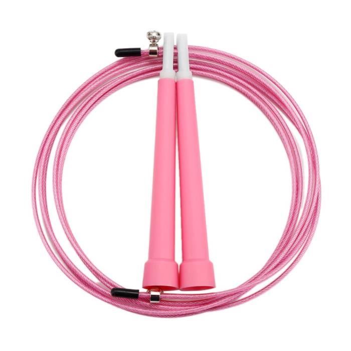3M fil d'acier aérobie corde à sauter longueur réglable corde à sauter Crossfit équipement de Fitnes - Modèle: Rouge - HSJSTSA07570