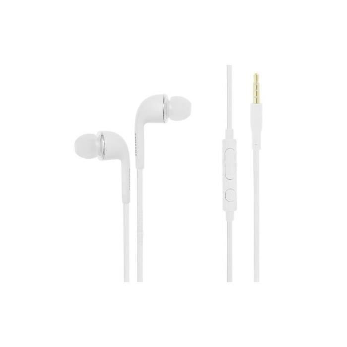 Samsung EHS64AVFWE Kit Piéton avec Contrôle du volume pour Samsung Galaxy S3 I9300-Galaxy Note N7000 I9220 BlancCompatibilité :Sa...