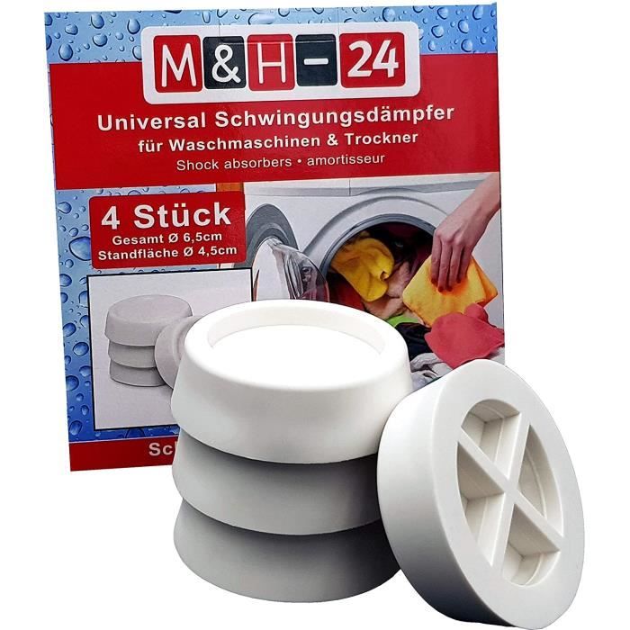 M&H-24 Amortisseurs / Vibration Silencieux / Tapis Anti-Vibration pour Machine à laver et sèche-linge, Machine à laver Accessoires