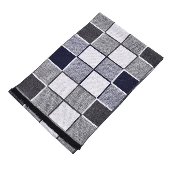 Écharpe Pour Le Cou Pour Hommes Cache-Cou D'hiver _Gris