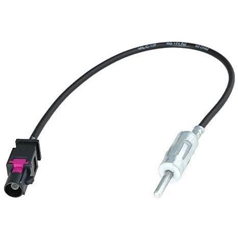 ANTENNE Cable Adaptateur Fakra Iso Noir pour antenne autoradio VW BMW Renault Audi247