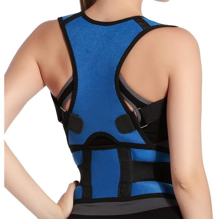 CEINTURE DE SOUTIEN yuery Ceinture de soutien dorsal réglable en polyester - Correcteur de posture du dos et des é518