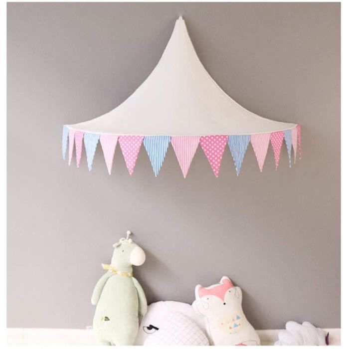 TENTE DE LIT LWKBE Enfants Lit à baldaquin,Hanging Tente de Jeu, Les Enfants Net Literie Décor Princesse Salle de 491