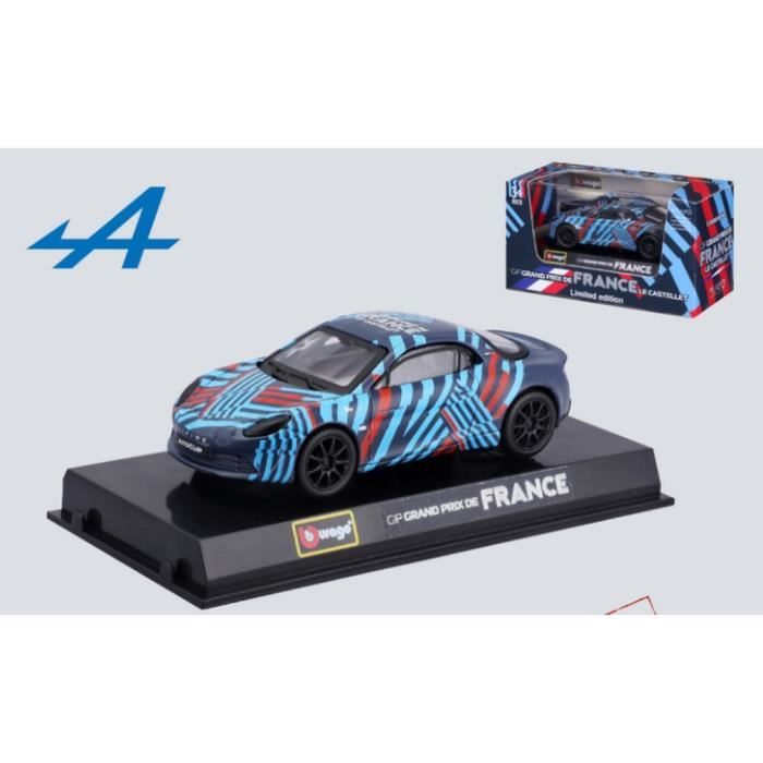 Miniatures montées - Alpine A110 Grand Prix de France Formule 1 2022 1/43 Burago