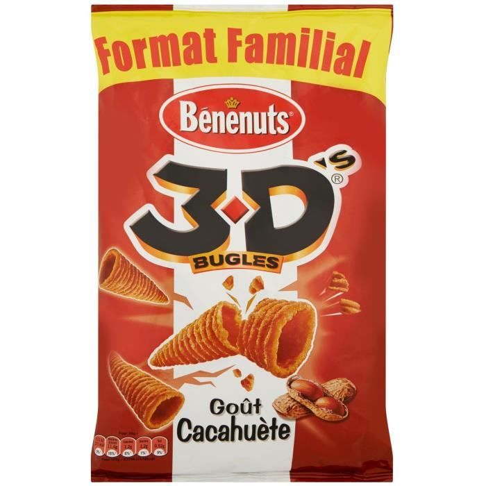 PEPSICO Chips 3D Benenuts au goût Cachuète - 150 g