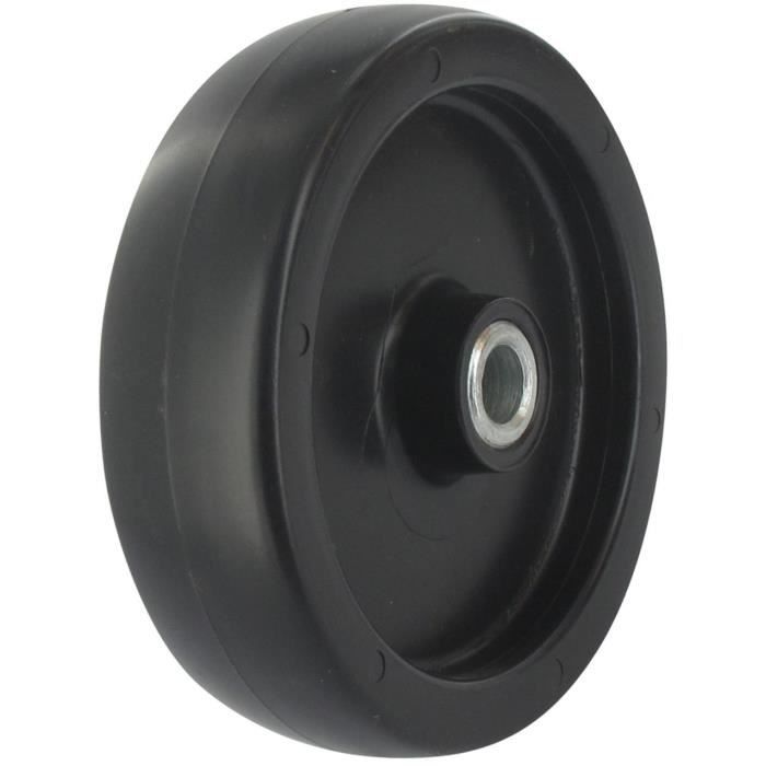 Roue anti-scalp adaptable pour AYP, BOLENS, CASE, GILSON, TORO - Ø: ext: 127mm, alésage: 12,7mm, Long moyeu: 38mm déporté