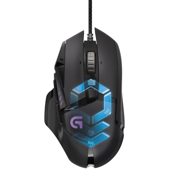Logitech G502 HERO Souris gaming avec capteur HERO