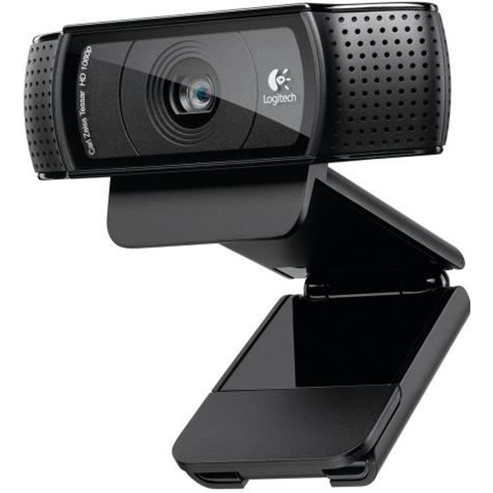 Logitech HD Pro Webcam C920 Webcam couleur 1920 x 1080 audio USB 2.0 H.264