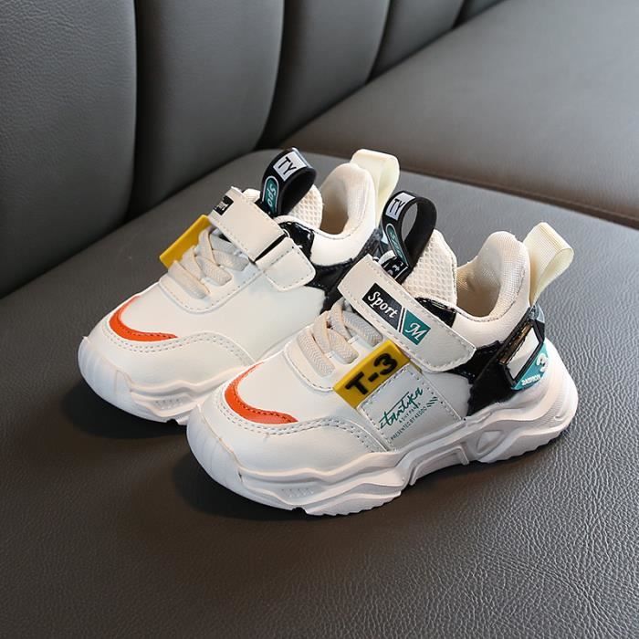 Baskets Sneakers GARÇON -confortables décontractées tennis - FR27ENT
