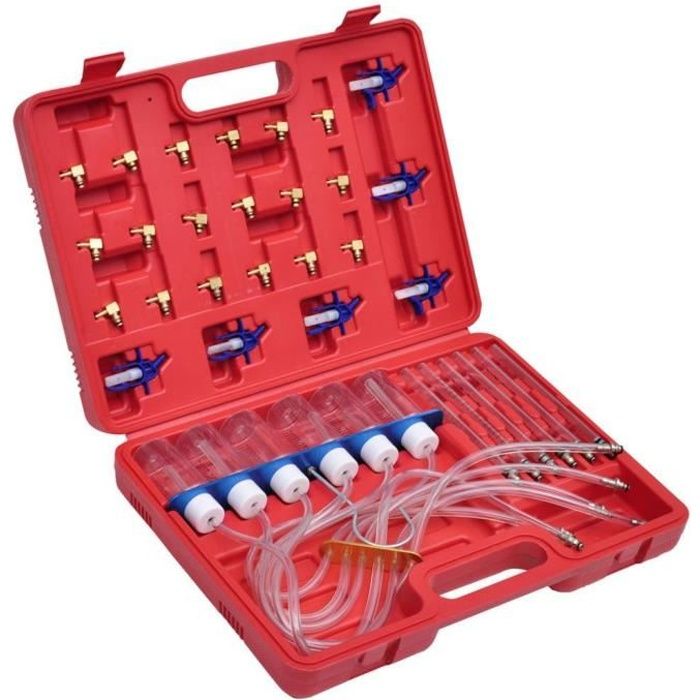 Kit test débit pour injecteur à rampe commune et adaptateurs