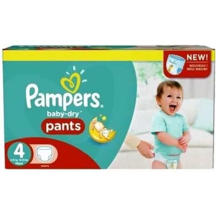 310 Couches Pampers Baby Dry Pants taille 4