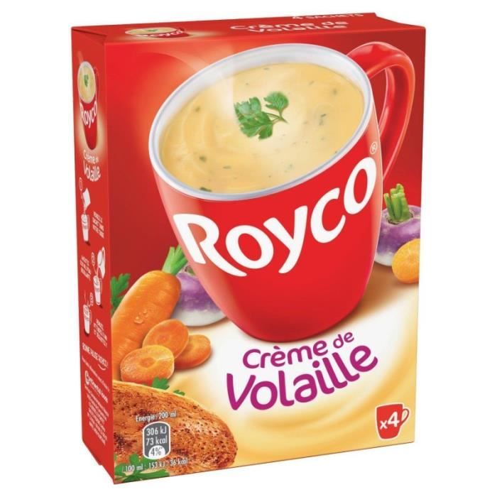 ROYCO - Les Crémeuse Crème De Volaille De 80G - Lot De 4
