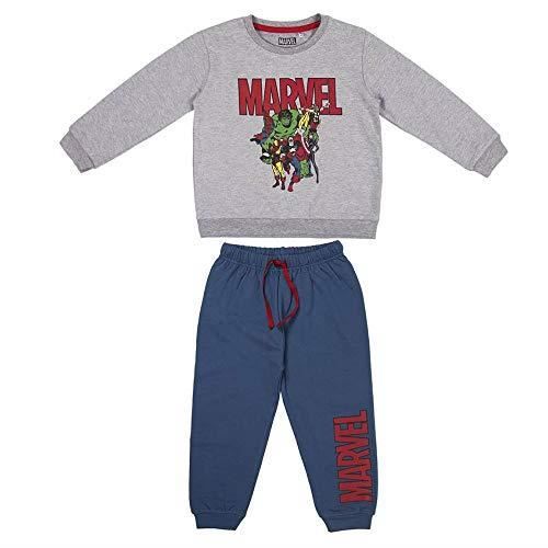 CERDÁ LIFE'S LITTLE MOMENTS 2200006248_T06A-C53 Survêtement 2 pièces The Avengers, Gris Y Azul, 6 Ans Mixte Enfant