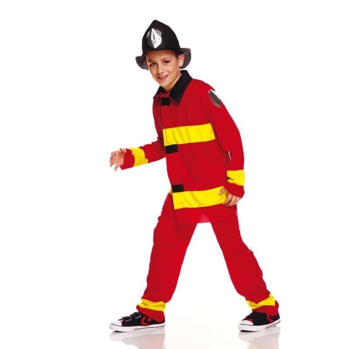 Costume petit pompier taille 5-7 ans (128 cm)